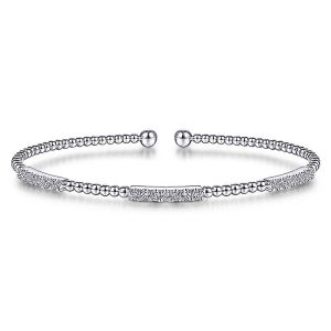 Gabriel Fashion 14 Karat Diamond Bujukan Bangle Bracelet BG4217-6W45JJ