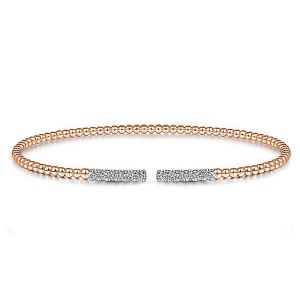 Gabriel Fashion 14 Karat Diamond Bujukan Bangle Bracelet BG4218-6K45JJ