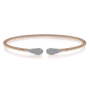 Gabriel Fashion 14 Karat Diamond Bujukan Bangle Bracelet BG4230-6K45JJ