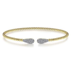 Gabriel Fashion 14 Karat Diamond Bujukan Bangle Bracelet BG4230-6Y45JJ