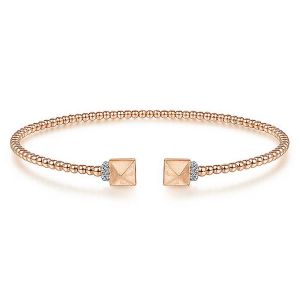 Gabriel Fashion 14 Karat Diamond Bujukan Bangle Bracelet BG4255-6K45JJ