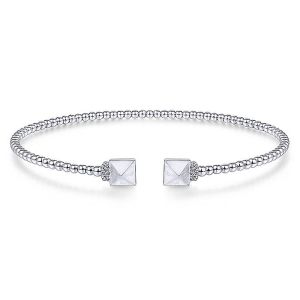 Gabriel Fashion 14 Karat Diamond Bujukan Bangle Bracelet BG4255-6W45JJ