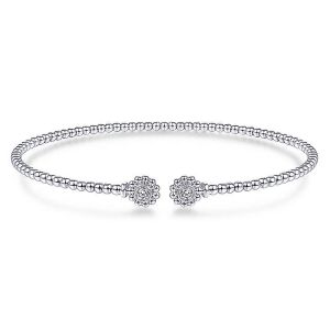 Gabriel Fashion 14 Karat Diamond Bujukan Bangle Bracelet BG4257-6W45JJ