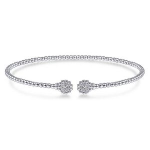Gabriel Fashion 14 Karat Diamond Bujukan Bangle Bracelet BG4256-6W45JJ