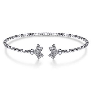 Gabriel Fashion 14 Karat Diamond Bujukan Bangle Bracelet BG4260-6W45JJ