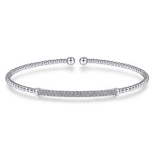 Gabriel Fashion 14 Karat Diamond Bujukan Bangle Bracelet BG4262-6W45JJ