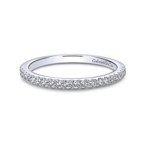 Gabriel 14 Karat Contemporary Wedding Band WB6419W44JJ