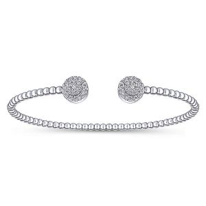 Gabriel Fashion 14 Karat Diamond Bujukan Bangle Bracelet BG4123W45JJ