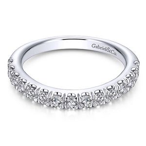 Gabriel Platinum Curved Wedding Band WB13870R4PT4JJ