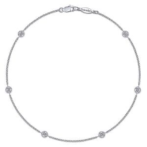 Gabriel Fashion 14 Karat Modern Chain Ankle Bracelet AB824W45JJ