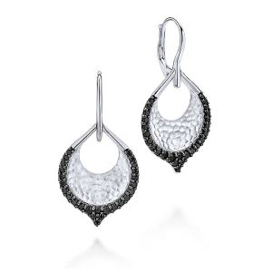 Gabriel Fashion Silver Byblos Drop Earrings EG12521SVJBS