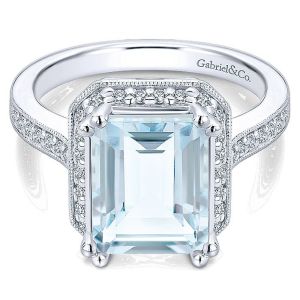 Gabriel Fashion 14 Karat Victorian Ladies' Ring LR5209W44LB
