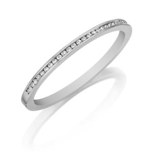 Henri Daussi R27-1 Channel Set Diamond Band