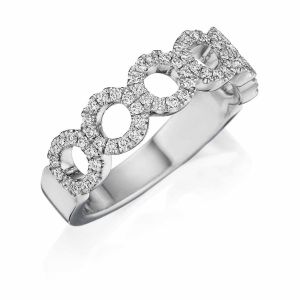 Henri Daussi R33 Diamond Halo Band