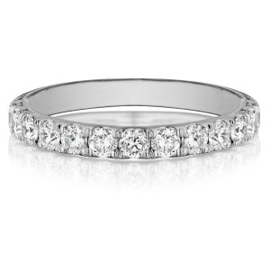 Henri Daussi WBXB Diamond Wedding Ring