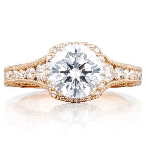 Tacori HT2515RD812XPK 18 Karat Pretty In Pink Engagement Ring