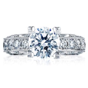 Tacori HT2530A 18 Karat Classic Crescent Engagement Ring