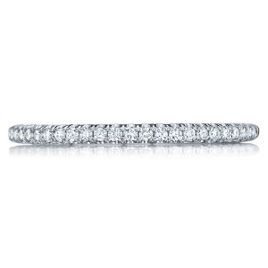 HT254515B12 Platinum Tacori Petite Crescent Diamond Wedding Ring