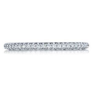 HT254515B Platinum Tacori Petite Crescent Diamond Wedding Ring