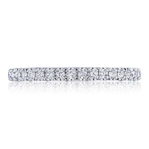 HT2545B34 Platinum Tacori Petite Crescent Diamond Wedding Ring