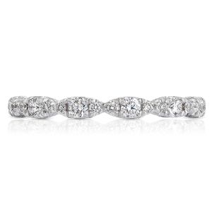 Tacori HT2558B12 18 Karat Petite Crescent Diamond Wedding Band