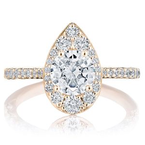 Tacori HT2576RDPS65PK 18 Karat Inflori Engagement Ring