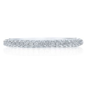 Tacori HT2581B12 Platinum Sculpted Crescent Wedding Ring