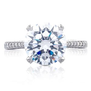 HT2627RD10 Platinum Tacori RoyalT Engagement Ring