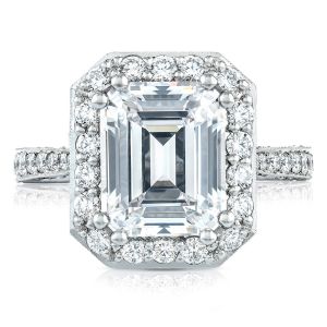 HT2650EC105X85 Platinum Tacori RoyalT Engagement Ring