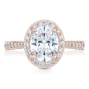 Tacori HT2650OV9X7PK 18 Karat RoyalT Engagement Ring