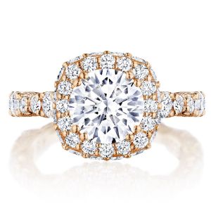 Tacori HT2653CU8PK 18 Karat RoyalT Engagement Ring