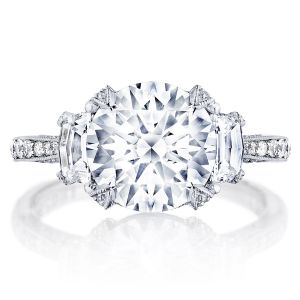 Tacori HT2656RD95 18 Karat RoyalT Engagement Ring