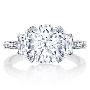 HT2656RD95 Platinum Tacori RoyalT Engagement Ring