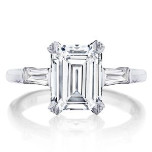 HT2657EC95X75 Platinum Tacori RoyalT Engagement Ring