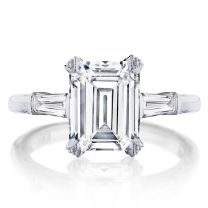 Tacori HT2657EC95X75 18 Karat RoyalT Engagement Ring