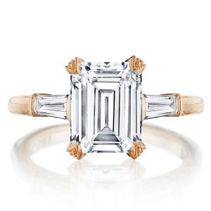 Tacori HT2657EC95X75PK 18 Karat RoyalT Engagement Ring