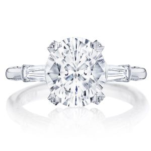HT2657OV10X85 Platinum Tacori RoyalT Engagement Ring