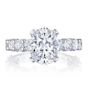 HT2664OV10X8 Platinum Tacori Classic Crescent RoyalT Engagement Ring