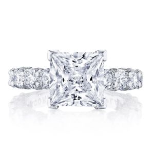 HT2664PR85 Platinum Tacori Classic Crescent RoyalT Engagement Ring