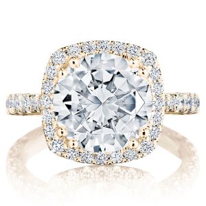 Tacori HT2670CU10PK 18 Karat RoyalT Engagement Ring