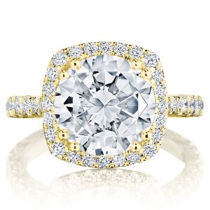 Tacori HT2670CU10Y 18 Karat RoyalT Engagement Ring