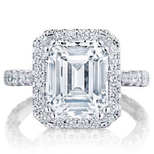 Tacori HT2670EC105X85 Platinum RoyalT Engagement Ring