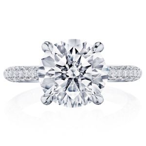 Tacori HT2673RD10 Platinum RoyalT Engagement Ring