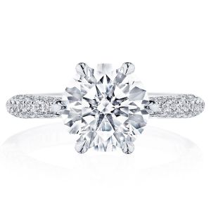 Tacori HT2676RD85 Platinum RoyalT Engagement Ring