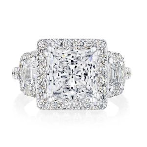 HT2678PR85 Platinum Tacori Petite Crescent RoyalT Engagement Ring