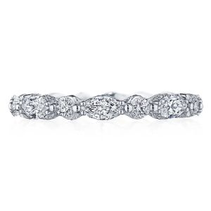 Tacori HT268165 Platinum Classic Crescent RoyalT Diamond Eternity Wedding Ring
