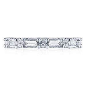 Tacori HT268265 Platinum Classic Crescent RoyalT Diamond Eternity Wedding Ring
