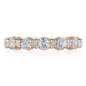 Tacori HT2683PK65 18 Karat Classic Crescent RoyalT Multi-Size Diamond Eternity Wedding Ring