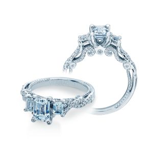 Verragio Insignia-7074EM Platinum Engagement Ring