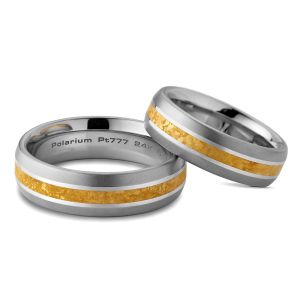 Kretchmer Polarium/24K Gold Kissing Bands